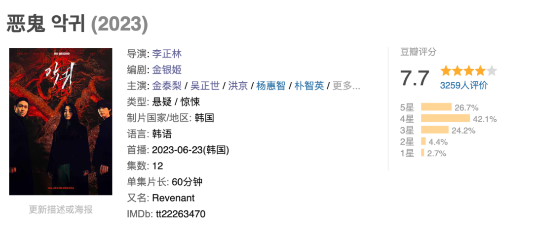 《恶鬼》终于又有一部能追的韩剧了! - NetSmell