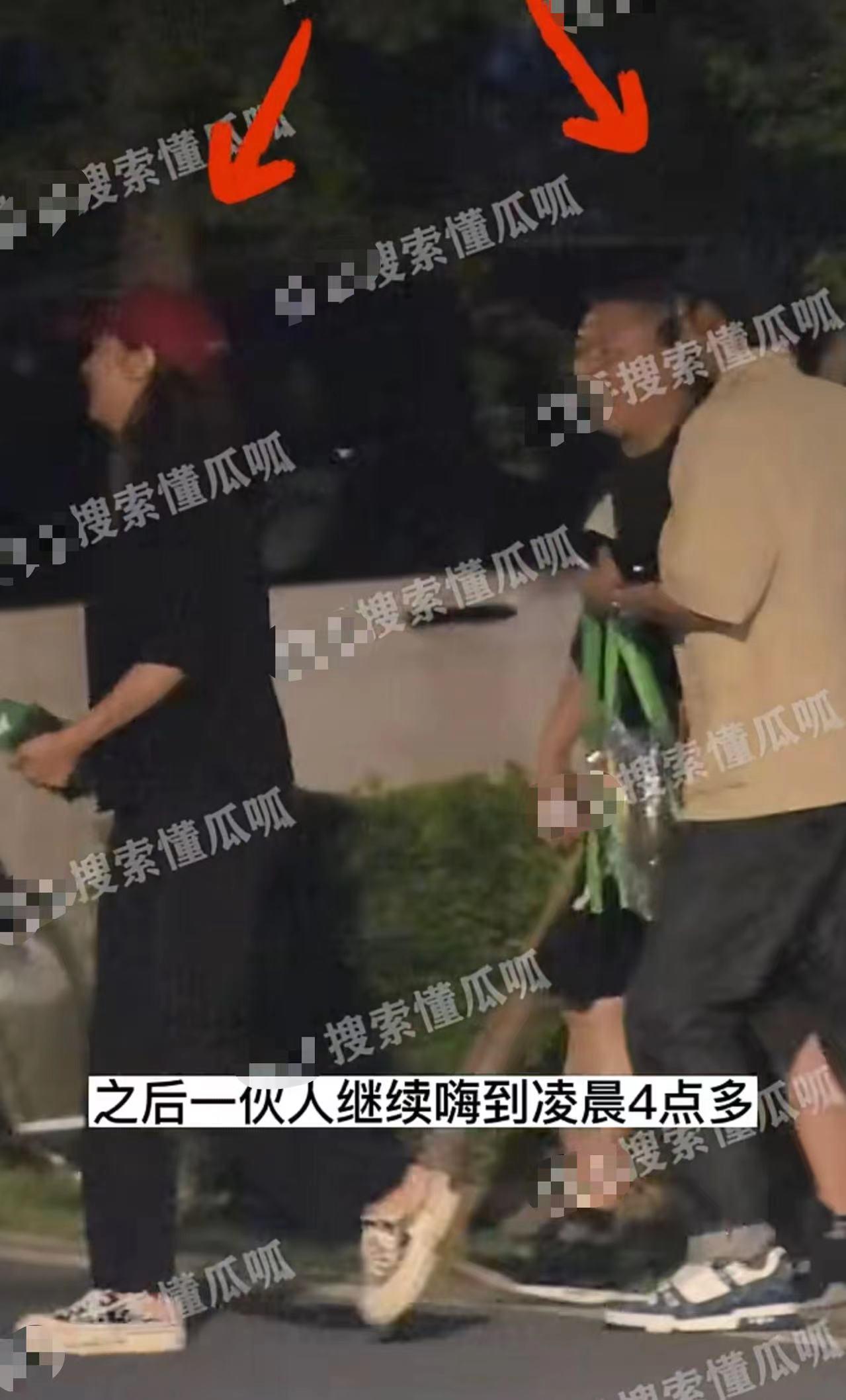 图8: 于适 张雨绮封神男主新恋情曝光!与高挑美女凌晨4点多回家,与张雨绮疑分手